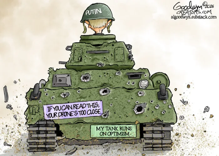Editorial cartoon for Aug. 11, 2026